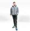 Short Reversible Jacket - Navy/ Grey