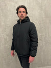 Short Reversible Jacket - Black/ Khaki