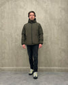 Short Reversible Jacket - Black/ Khaki