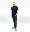 Luxury Short Sleeved Polo - Navy