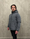 Short Reversible Jacket - Navy/ Grey