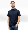 Luxury Short Sleeved Polo - Navy