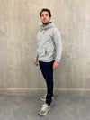 Heavy Plain Pocket Logo Hoodie - Grey Tribal Society